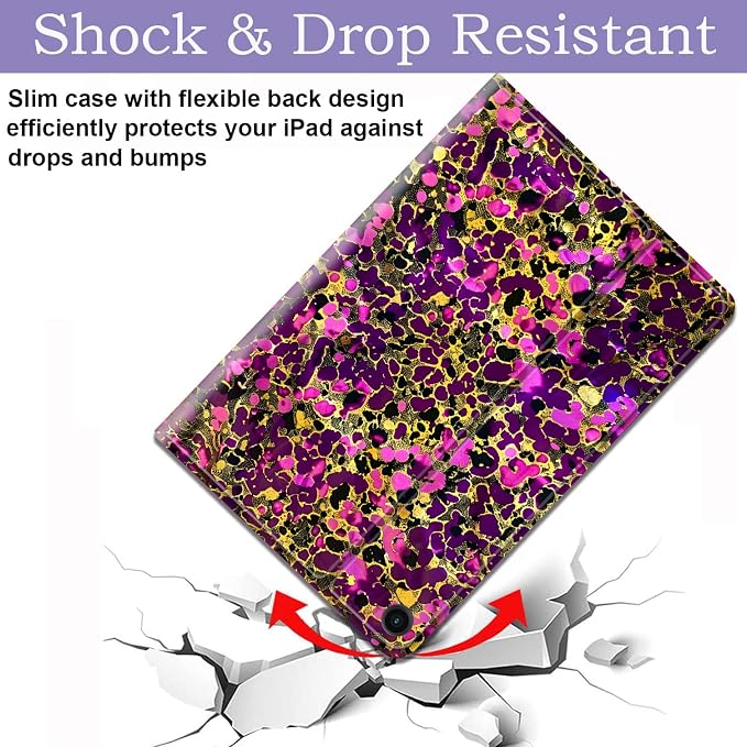 Case for Samsung Galaxy Tab A11 + Plus/A9 + Plus 11 Inch 2025/2023 Ultra-Thin Multi-Angle Protective Cover with Auto Sleep/Wake Black Cat and the Blue Flower