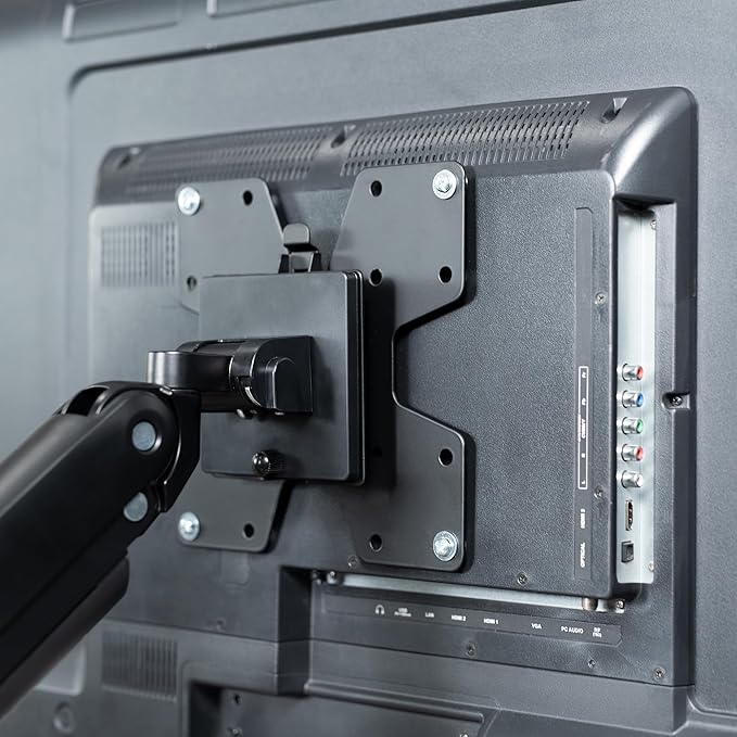 VIVO Large Adapter VESA Mount Quick Release Bracket Kit, Stand Attachment and Wall Mount Removable VESA Plate for Easy LCD Monitor and TV Screen Mounting, STAND-VAD2H
