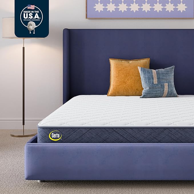 Five Star Mattress Tranquility 7-Inch Firm – Full– Supportive Coils, Breathable Foam – Bed-in-a-Box– 100 Night Trial, 10-Year Limited Warranty