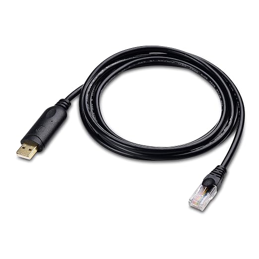 Cable Matters USB to RJ45 Console Cable with FTDI Chipset 6ft | Compatible with Cisco Console Cable Rollover Cord