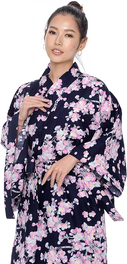 Kimura Jitsugyo Women's Kyoto Traditional Easy Wearing Kawaii Yukata Robe(Japanese Casual Kimono) Set 2