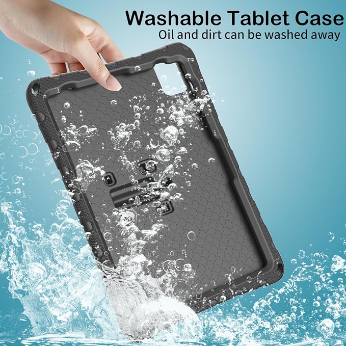 Case for iPad 11th Gen (A16) 11 inch 2025 &amp 10th Generation 10.9 2022 &amp Air 11 2025/2024 &amp Air 6/5th/4th Gen &amp Pro 11 Butterfly Shockproof Cover -Black