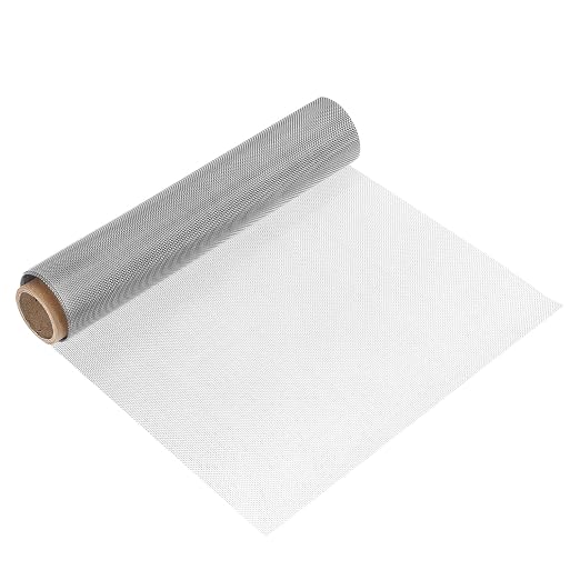 uxcell 20 Mesh 39" x 12" Woven Wire Mesh, 304 Stainless Steel Air Vent Filter