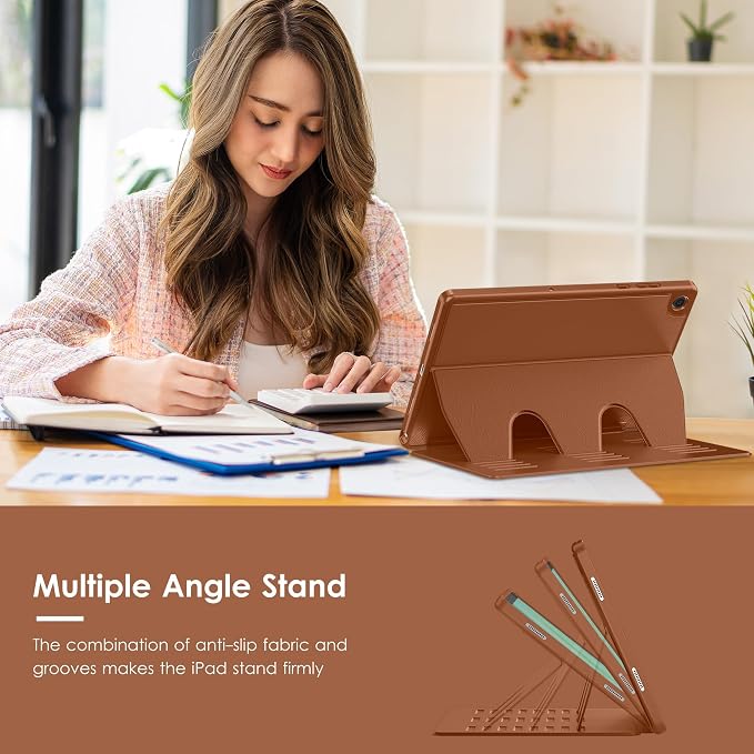 Case for Samsung Galaxy Tab A11+ Plus 11 inch 2026 Model (SM-X230/X236)Multiple Angles Stand CoverSoft BackPencil Holderand Auto Sleep/WakeBlack