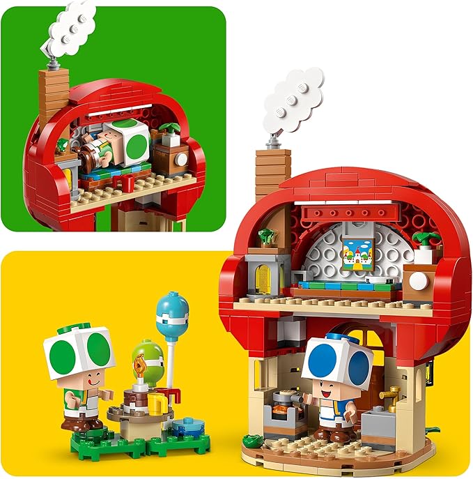 Lego Super Mario Kino House House Birthday Toy Gift Block Boys Girls 7 8 9 Year Old Elementary School Mario Toy Toy Game 72041