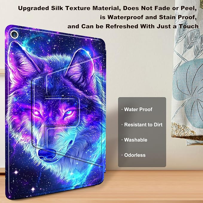 for iPad 10.2 Rotating Case 360° Protection Adjustable Kickstand Cover for iPad 10.2 (7th8th9th Generation) Shockproof Durable Lightweight PU Leather for iPad 10.2 Stand Case Basketball