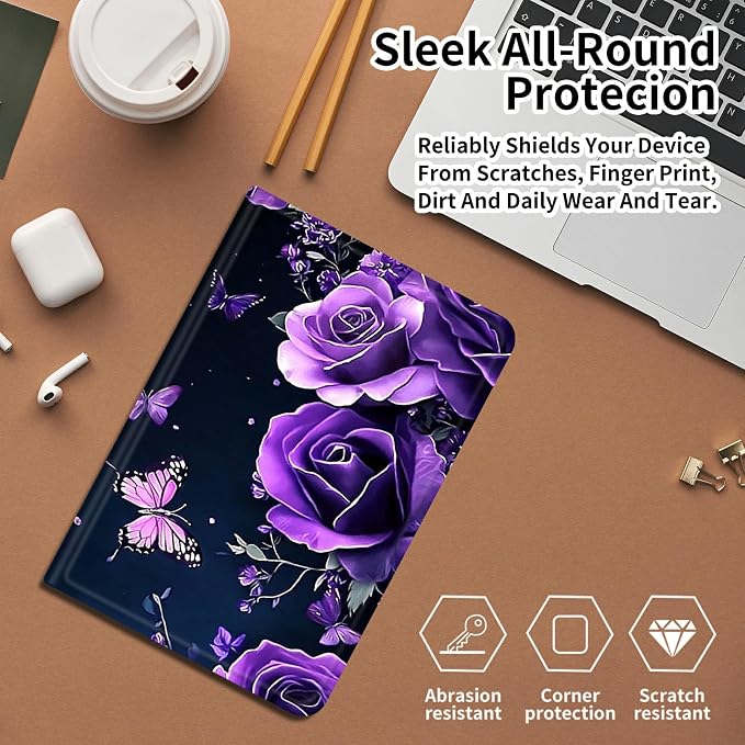 Case for Amazon Fire 7 Tablet 2019/2017 Release 9th/7th Generation PU Leather Smart Protective Cover with Auto Sleep/Wake for Fire 7 2019Dog Wearing Witch Hat Pumpkin