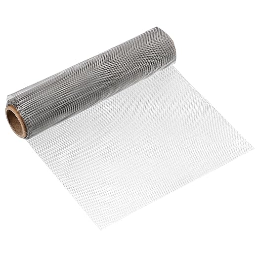 uxcell 16 Mesh 79" x 10" Woven Wire Mesh, 316 Stainless Steel Air Vent Filter