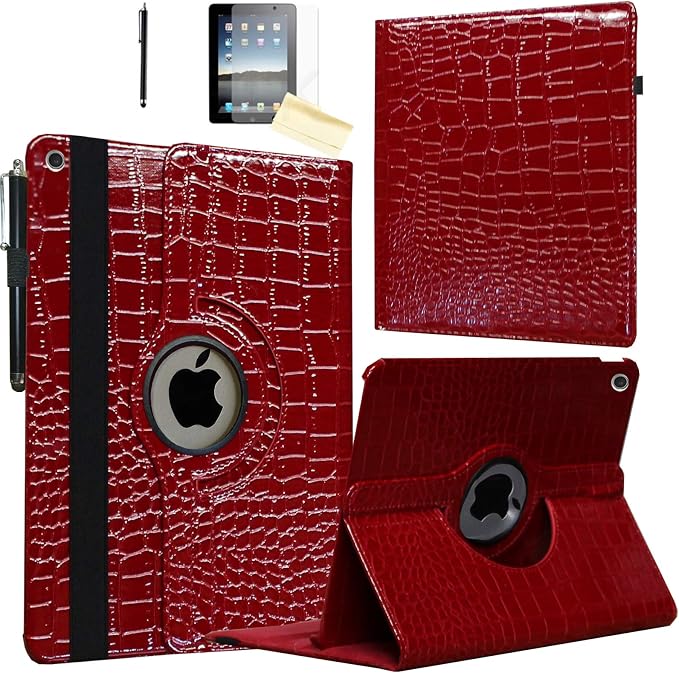 Case for iPad 10.2 inch for iPad 9th 8th 7th Generation Rotating Stand Smart Magnetic Auto Wake Up/Sleep Cover for A2602 A2603 A2604 A2605 MK2L3LL/A MK2P3LL/A MK673LL/A (Black)