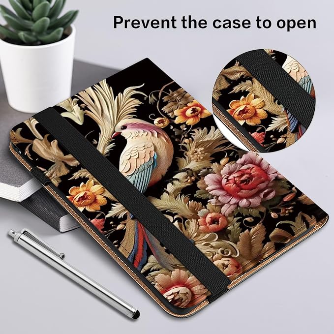 Case for Amazon Fire HD 10 and 10 Plus Tablet (13th/11th Generation 2023/2021 Release)PU Leather Slim Fit Folding Stand Cover - Brown Owl