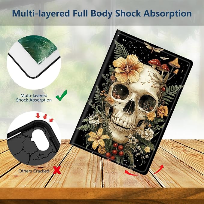 Slim Case for Amazon Kindle Fire Max 11 Case (13th Generation 2023 Release) 11 PU Leather Folio Stand Adjustable Smart Cover with Auto Wake/Sleep for Kindle Fire 11 TabletArt Black Cat Tree