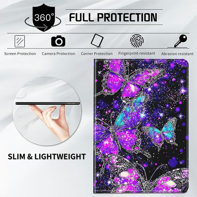 Case for All-New Kindle Paperwhite 12th Generation 7 inch 2024 &amp Kindle Colorsoft Signature Edition 2024 Lightweight Protective PU Leather Smart Stand Cover with Auto Wake Sleep - a Beautiful Gala