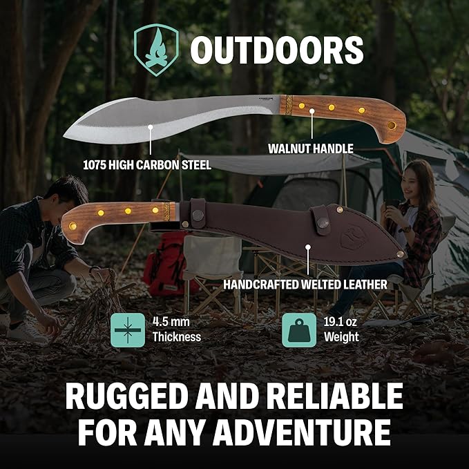 Condor Tool & Knife Outdoor Machete with Walnut Handle