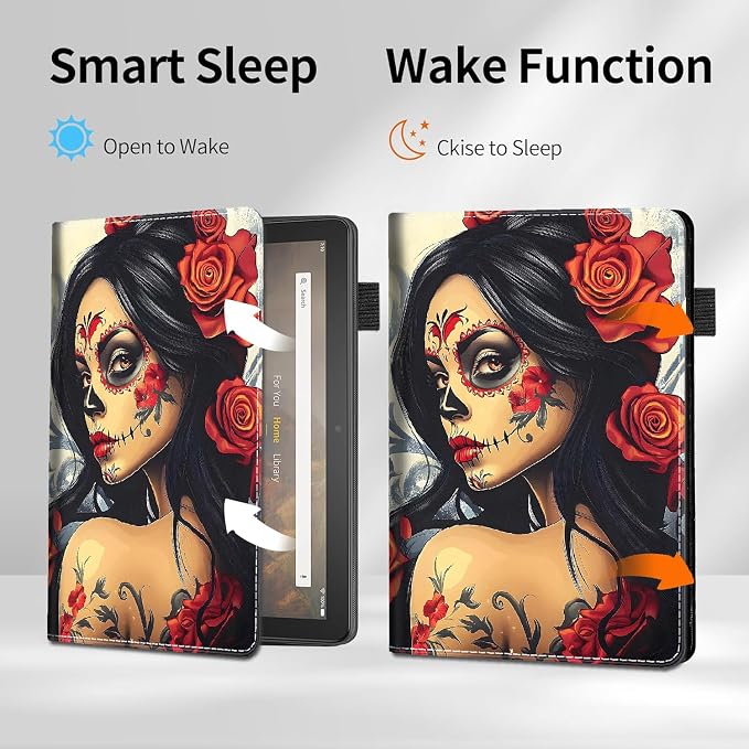 Case for Amazon Kindle Fire Max 11 Tablet (13th Generation 2023 Release) - Slim Fit Standing Cover with Auto Sleep/Wake for All-New Fire 11 Max Tablet Peach Blossom