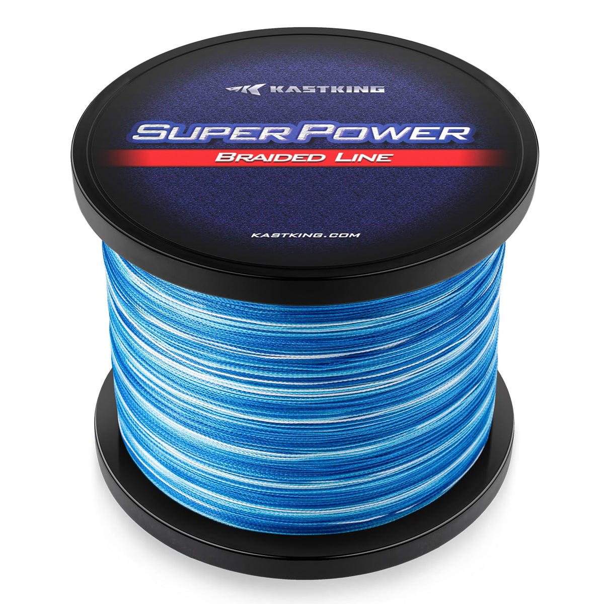 KastKing Superpower Braided Fishing Line,10LB,1097 Yds,Blue Camo,4X