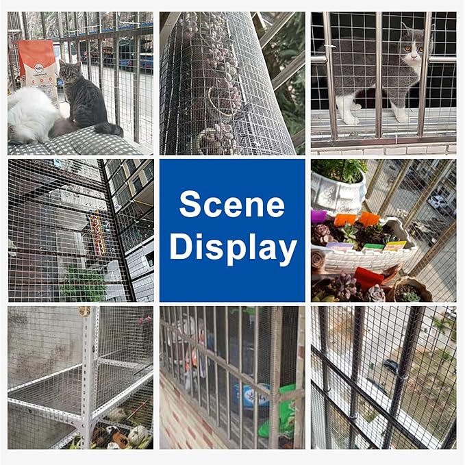 Garden Chicken Wire Animals Enclosure 304 Stainless Steel Woven Wire Mesh