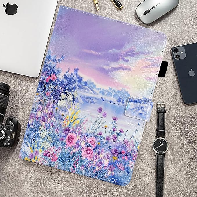 Case for Galaxy Tab A11+ Plus 2026/ A9 Plus 2024 11-Inch Funut PU Leather Folio Cover Multi-Angle Stand with Auto Wake/Sleep Case for Samsung Galaxy Tab A9 Plus/A9+ Tablet Bird