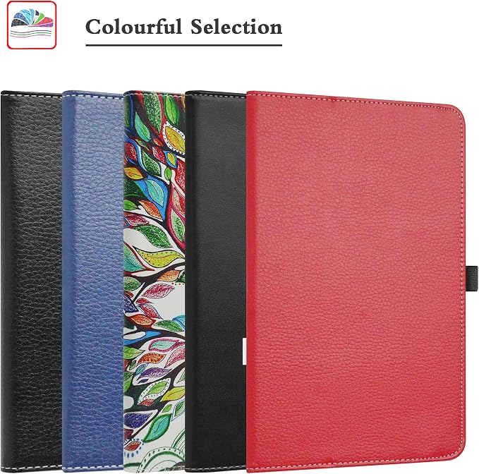 LiuShan Compatible with Onn 7 Tablet Case PU Leather Slim Folding Stand Cover for Onn 7 inch Tablet (2022 Model:100071481) Black