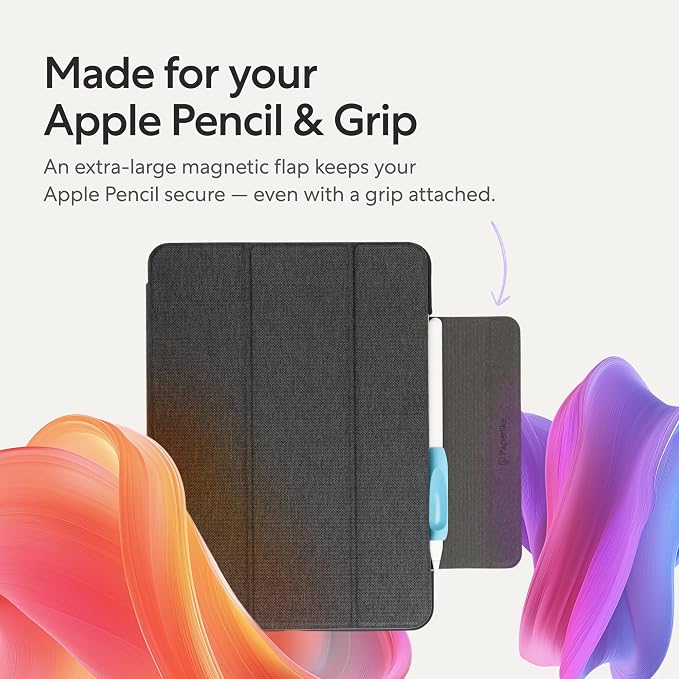 Paperlike® Bumper Case for iPad Air 13 (M4M3M2) &amp iPad Pro 12.9 | Robust Protective Case with Slim Design real Textile Surface Supports Apple Pencil Charging &amp Auto Sleep/Wake