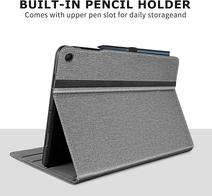 Case for Google Pixel Tablet (11-inch 2023) Multi-Angle Viewing Protective Stand Cover with Pencil Holder &amp Pocket and Protective Tape Compatible with Charging Speaker Dock Cyan