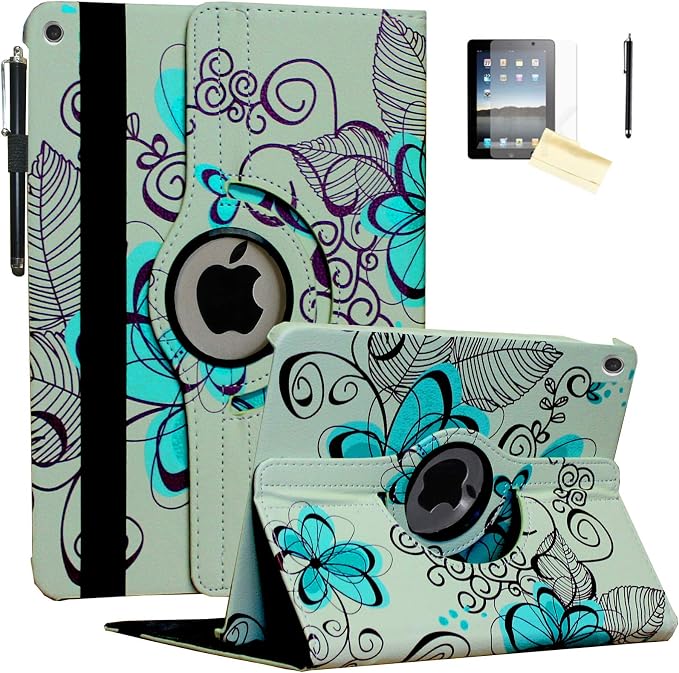 Case for iPad 10.2 inch for iPad 9th 8th 7th Generation Rotating Stand Smart Magnetic Auto Wake Up/Sleep Cover for A2602 A2603 A2604 A2605 MK2L3LL/A MK2P3LL/A MK673LL/A (Black)