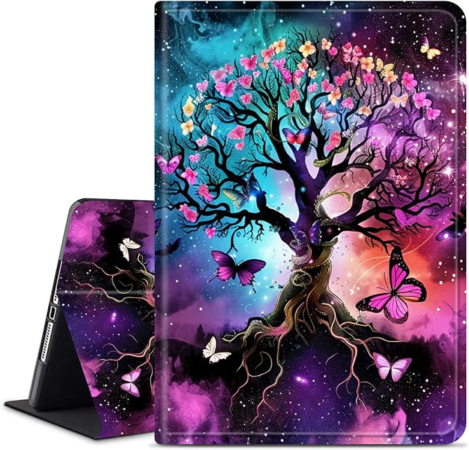 for Samsung Galaxy Tab E 9.6 Inch 2015 (SM-T560/T561/T565/T567) Kickstand Case PU Leather Multiple Viewing Angles Stand Smart Cover for Galaxy Tab E 2015 2 Roses