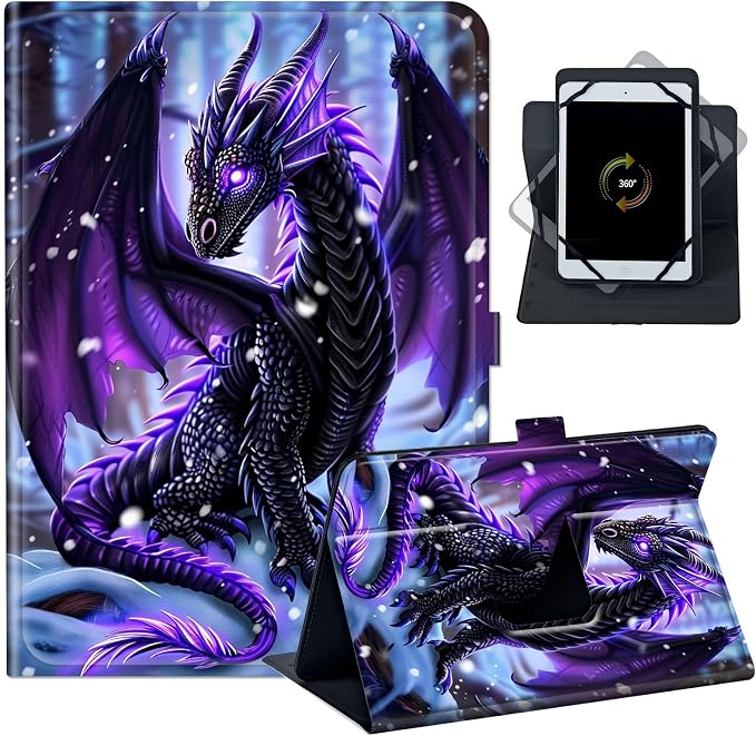 Case for Google Pixel Tablet 11 2023PU Leather 360 Degree Rotatable Kickstand Tablet Cover with Magnetic Closure for Pixel Tablet 11 2023/ All 10.5-11.5 Tablet，American Eagle with Flag