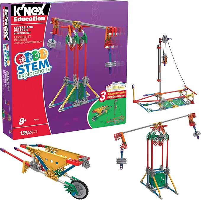 K'NEX Education - STEM Explorations: Levers & Pulleys Building Kit ‚ Kid Construction Play‚ Ages 8+