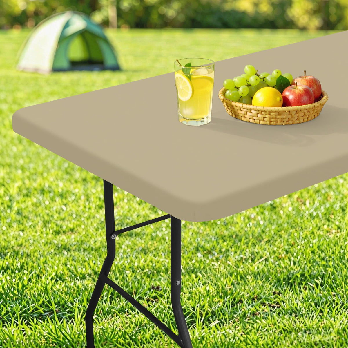 homing Rectangle Table Cloth Cover 6 Foot Elastic Fitted Tablecloth