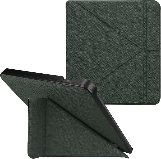 kwmobile Cover for Kobo Libra H2O Case - Slim PU Leather eReader Cover with Stand and auto Sleep funktion - Dark Blue