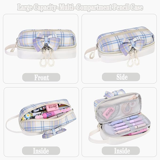 Girls Backpack,Kids School Backpack With Lunch Box Pencil Case Set,Cute Childrens Schoolbag For Girls