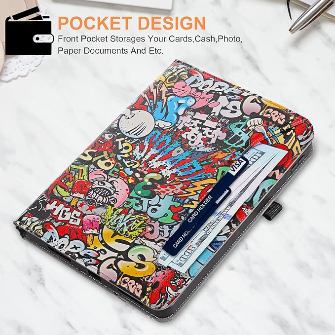 for iPad A16 Case 11 Inch 2025Cover for iPad 10th 11th Generation Case with Pencil HolderBlack