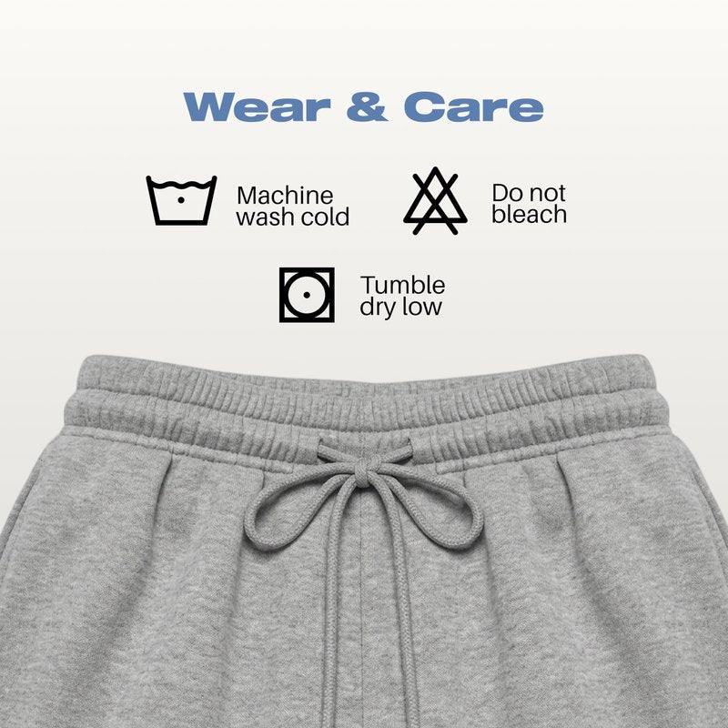 Common Stitch 3 Pack Fleece Elastic Cuff Joggers for Women — Deep Pockets, Tapered Fit, Elastic Drawstring Waist