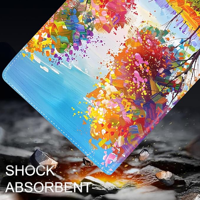 Case for Samsung Galaxy Tab S10 FE Plus 13.1 Inch 2025 Model (SM-X620/X626)Slim Folding Stand Cover with Auto Wake/Sleep for Samsung Galaxy Tab S10 FE Plus ，Painting Autumn Trees