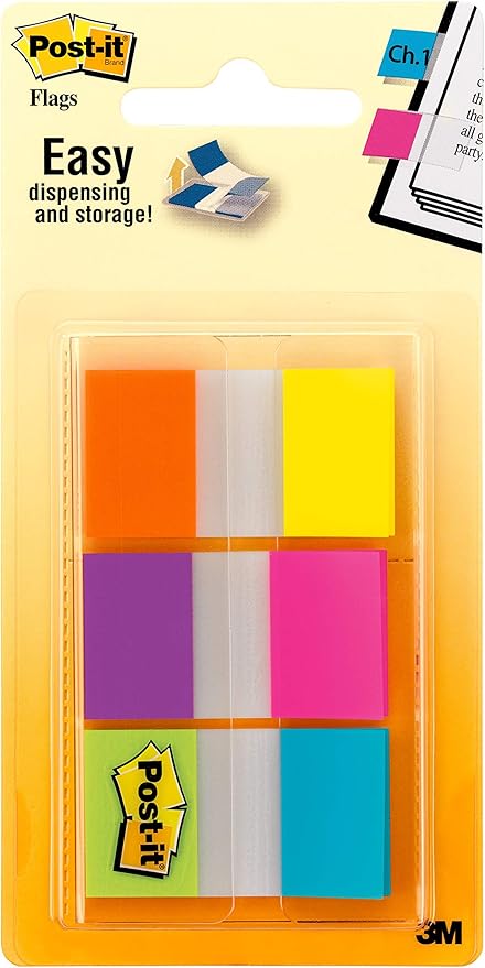 Scotch and Post-it Brand Office Essentials Kit, Business and Teacher Supplies Set with Post-it Super Sticky Notes, Scotch Super Hold Tape, Scotch Magic Tape, Post-it Flags, Sharp Scissors for Office