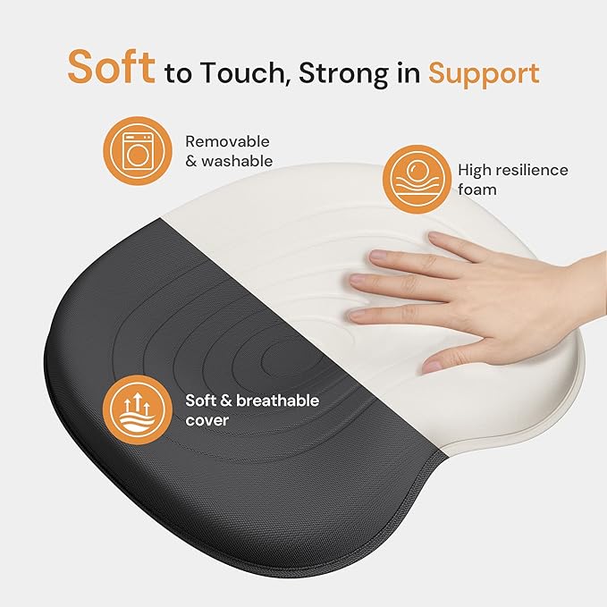 CabSupport M3 Ergonomic Seat Cushion Dynamic Lumbar Support Spineseat Patented Spine Alignment Ergonomic Posture Corrector, Ideal for Seniors & Teens, Breathable Design for Home, Office, Car& Gaming