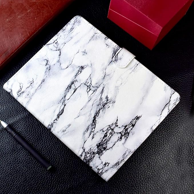 Universal 7 Inch Tablet Case Techcircle Ultra Slim Lightweight PU Leather Stand Folio Flip Wallet Protective Shell Case [Card Slots] [Magnetic Closure] for All 7 Android Tablet PC Cherry Blossom