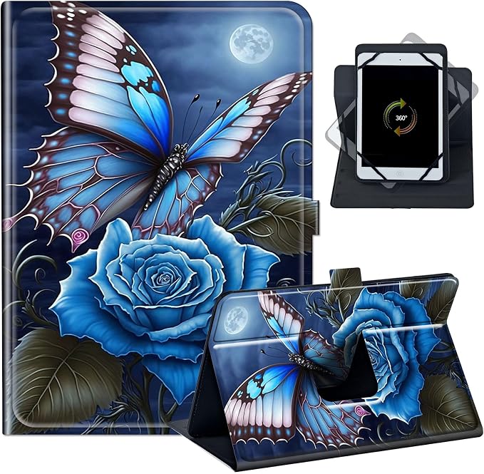 Case for Google Pixel Tablet 11 2023PU Leather 360 Degree Rotatable Kickstand Tablet Cover with Magnetic Closure for Pixel Tablet 11 2023/ All 10.5-11.5 Tablet，American Eagle with Flag