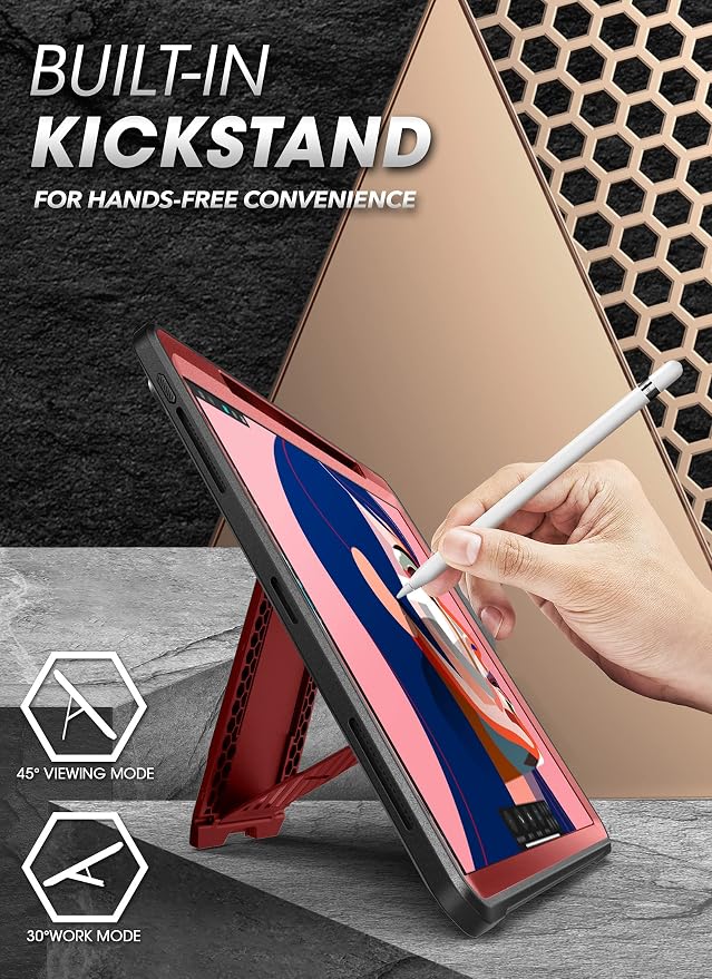 SUPCASE for iPad Pro 12.9 Inch Case 6th/5th/4th generation 2022/2021/2020 (Unicorn Beetle Pro) [Built-in Screen Protector &amp Stand &amp Pen Holder] Full-Body Rugged Cover for iPad Pro 12.9 Inch