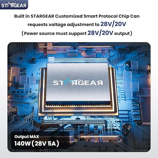 Starlink Mini Cable 16.4FT 18AWG 140W Starlink USB C to DC Power Cable with Smart Protocol Chip Waterproof DesignMini Accessories Compatible with 100W+ PD Source 28V PPS 20V PD Protocols