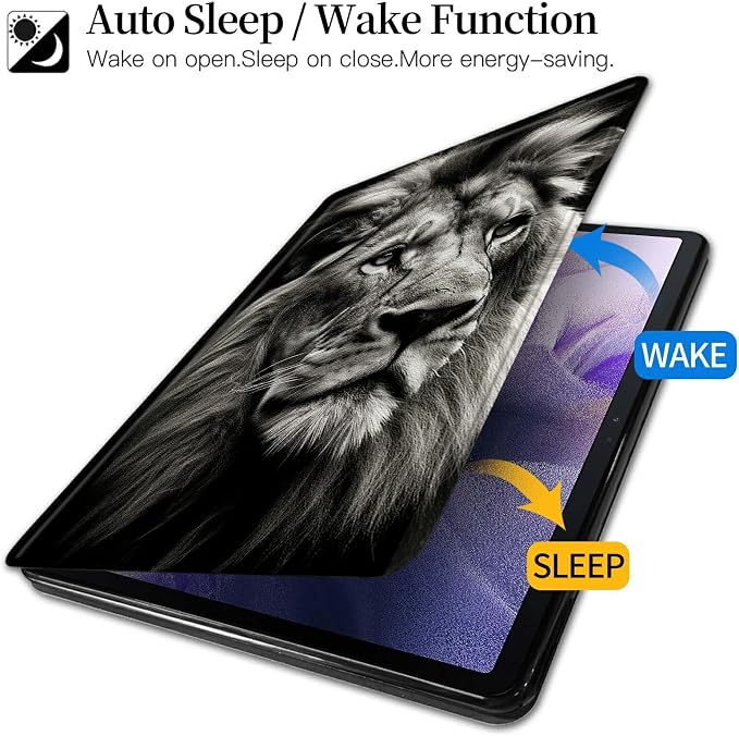 American Flag Deer Pattern Case for All-New Amazon Kindle Fire 7 Inch Tablet (9th/7th/5th Generation 2019/2017/2015 Release)360 Degree Rotating Stand Protective Cover with Auto Sleep/Wake