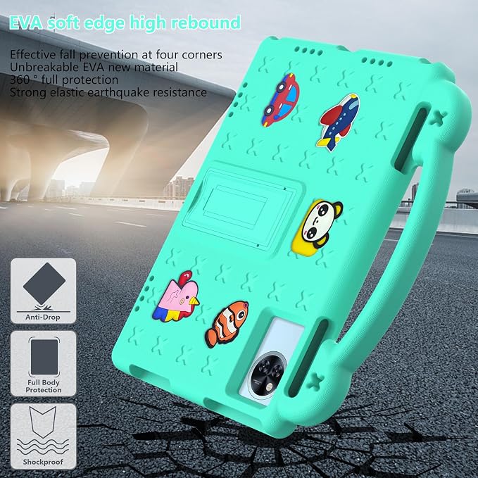Case for Lenovo Idea Tab 11 inch 2025 (TB336) Kids EVA Shockproof Cover with Stand Handle for Lenovo Idea Tab 11''/ K11 Gen 2 Tablet Blue