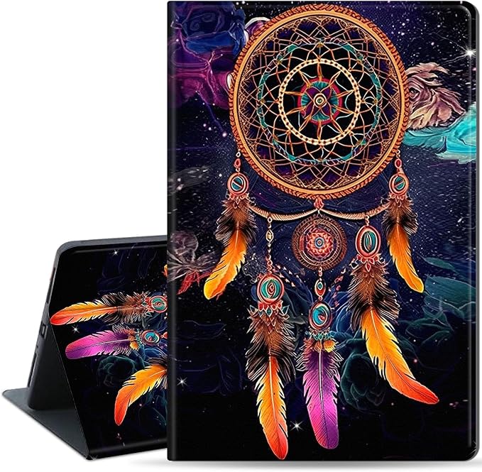 Case for iPad Air 11-inch (M4 2026 / M3 2025 / M2 2024) iPad Air 5th/4th Gen (2022/2020) 10.9 Slim PU Leather Folio Stand &amp Auto Sleep/Wake Protective Smart Cover Tree Fluorescent