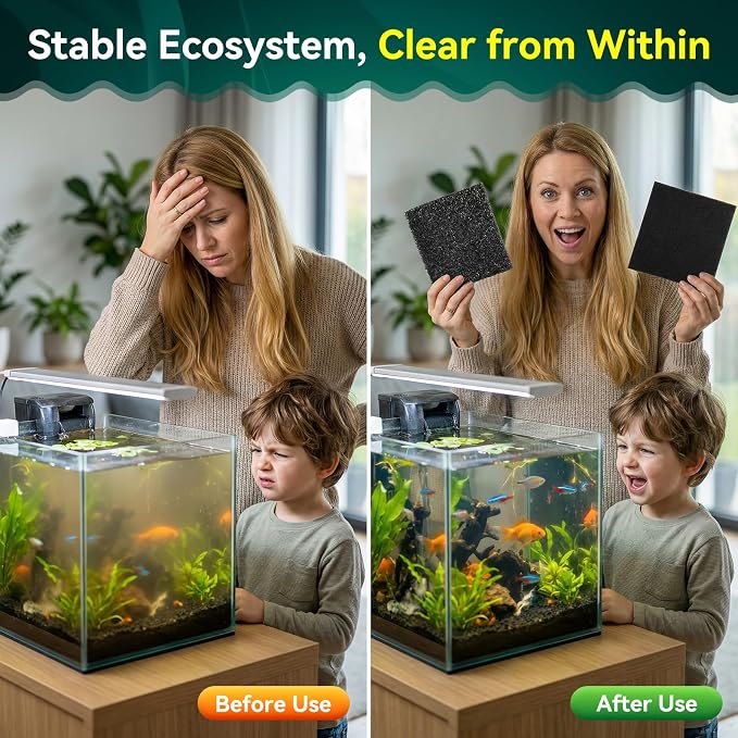 Borlech Aquarium Bio Filter Sponge Pad
