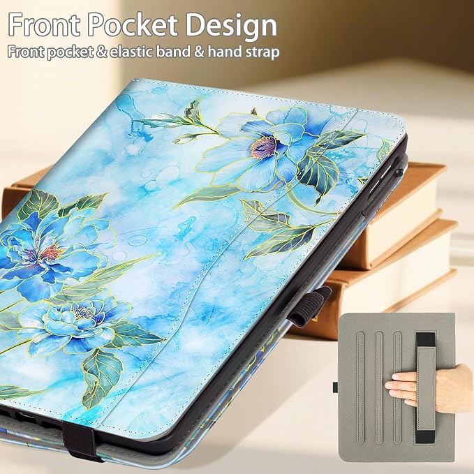 Vimorco for iPad Air 3rd Generation Case Leather iPad Pro 10.5 inch Cover | for iPad 9th/8th/7th Generation Case 10.2 Inch with Pocket&ampPencil Holder&ampHand Strap&ampMulti-Angle Animal Party