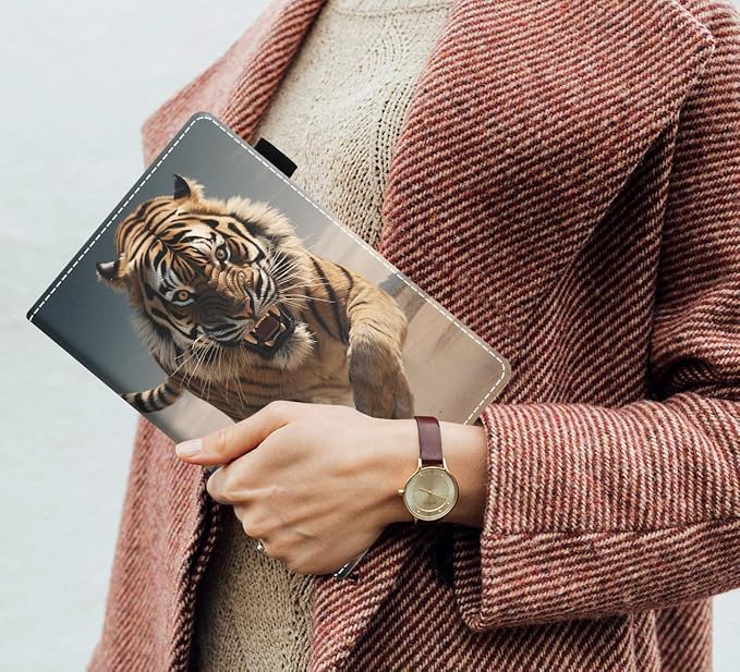 Case for Amazon Fire HD 10 Tablet (9th/7th Generation 2019/2017 Release) Slim PU Leather Cover with Card Slot &amp Auto Wake/Sleep for Fire 10.1 Tablet African American Girl