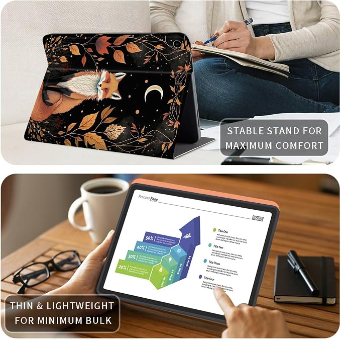 Case for Kindle Fire HD 10 &amp 10 Plus Tablet 10.1 (13th/11th Generation 2023/2021 Release) Lightweight Slim PU Leather Adjustable Multi-Angle Smart Shell Cover with Auto Wake/SleepA Flowers Art