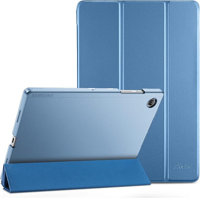 ProCase Smart Case for Galaxy Tab A8 10.5 Slim Stand Hard Back Shell Protective Smart Cover Case for Galaxy Tab A8 10.5 Inch 2022 SM-X200 X205 X207 -Black