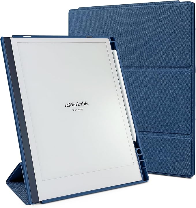 Case for 10.3 Remarkable 2 Tablet with Pen Holder and Multi-Angle Foldable Stand Feature Compatible with Remarkable 2 Paper Tablet 10.3 2020 Released