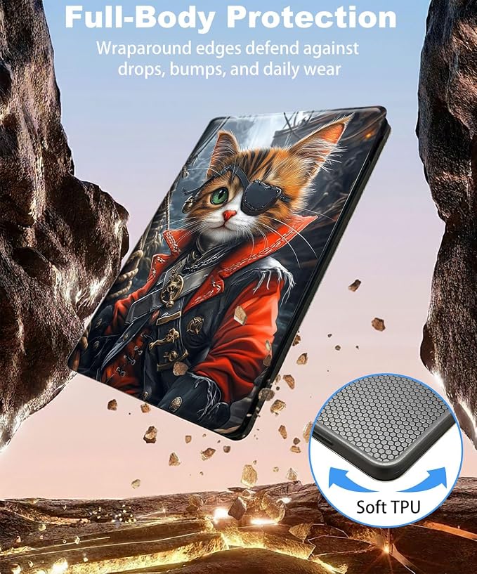 for iPad 11th Generation (A16 2025) 11 / iPad 10th Gen 10.9 2022 Case 360° Rotating PU Leather Stand Cover with Auto Sleep/Wake Shockproof TPU Backl Two Dragons Fighting